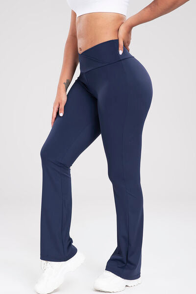 Wide Waistband Bootcut Active Pants