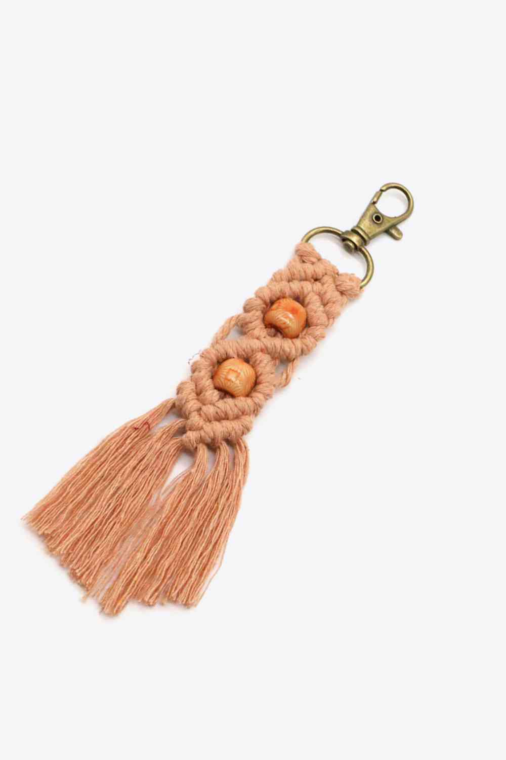 Assorted 4-Pack Handmade Macrame Fringe Keychain