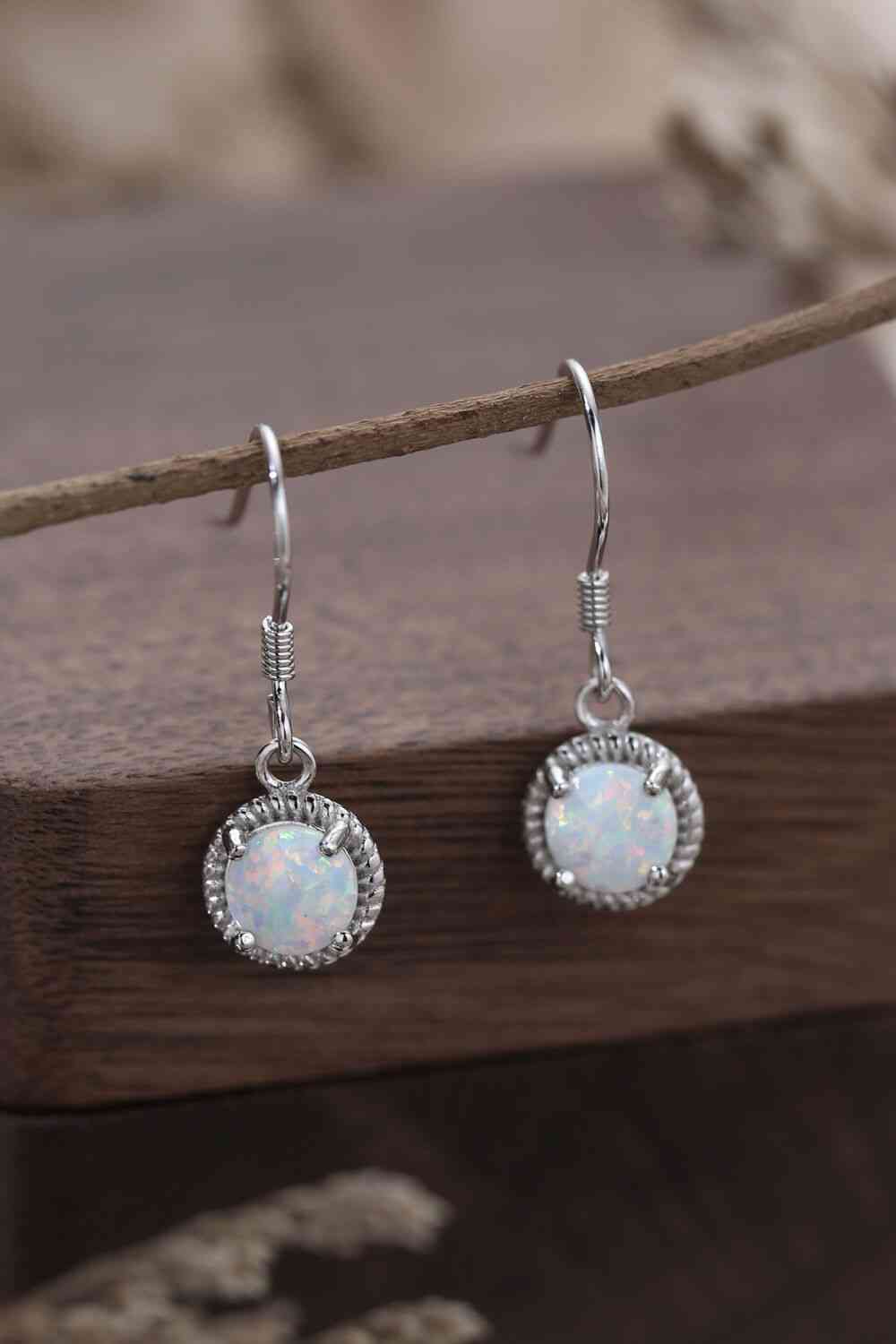 Join The Fun Opal Earrings White One Size