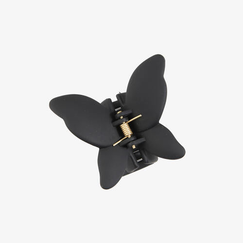 2-Piece Butterfly Shape Hair Claw Clip Black One Size