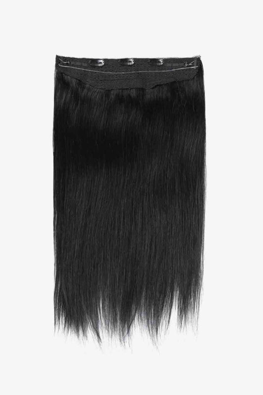 18" 80g Indian Human Halo Hair Black One Size