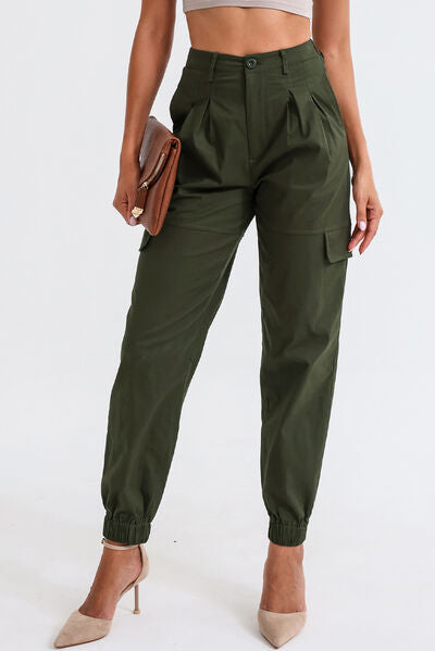 High Waist Cargo Pants