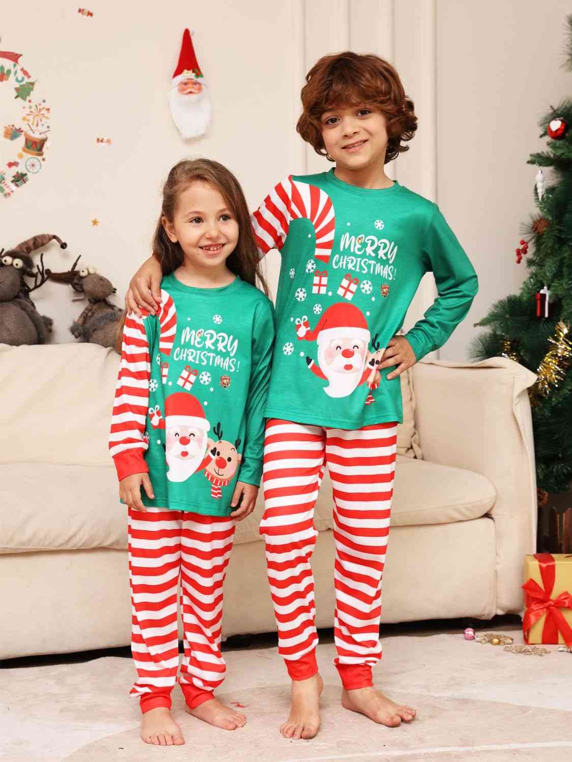 MERRY CHRISTMAS Top and Pants Set