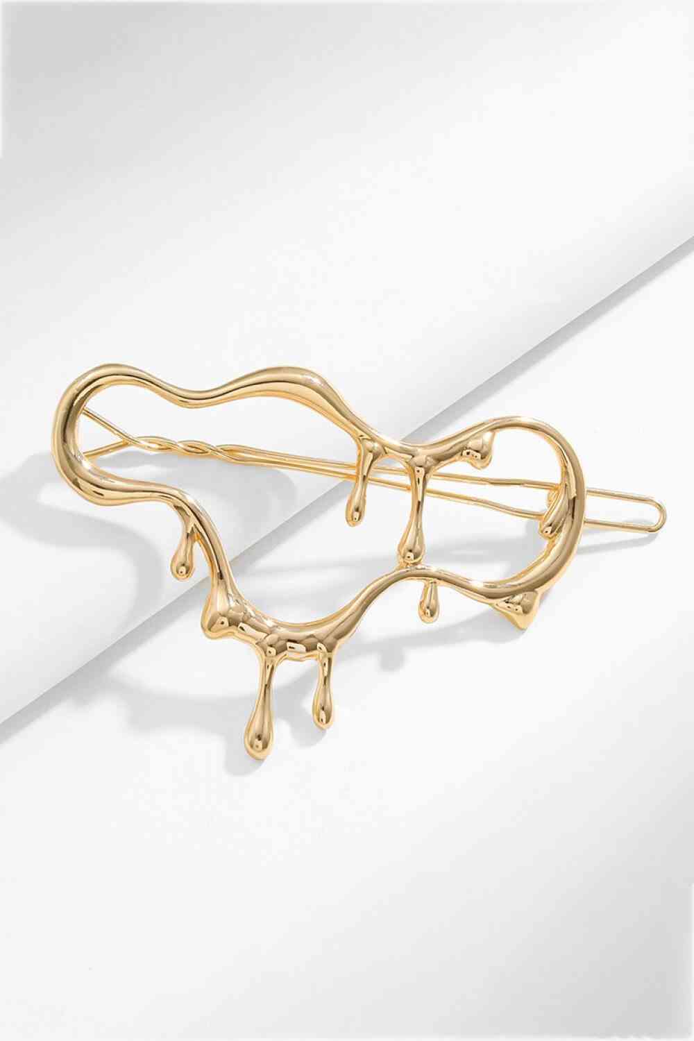 18K Gold Plated Hair Pin Gold One Size