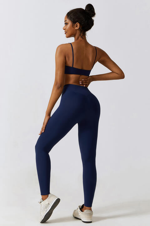 Sports Bra and Leggings Set