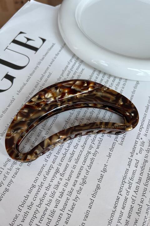 Acetate Hair Claw Clip Chocolate One Size