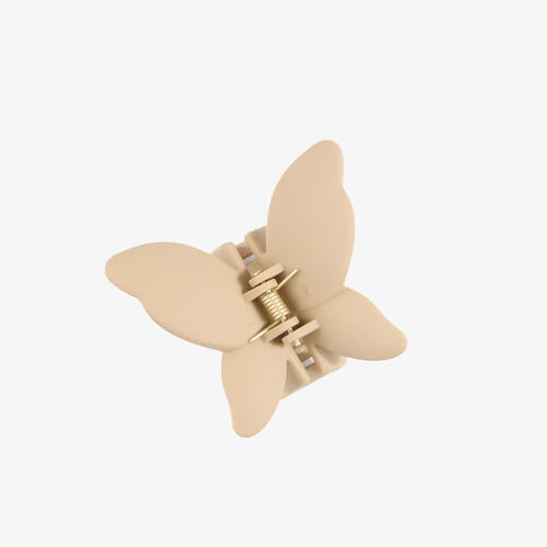 2-Piece Butterfly Shape Hair Claw Clip Sand One Size