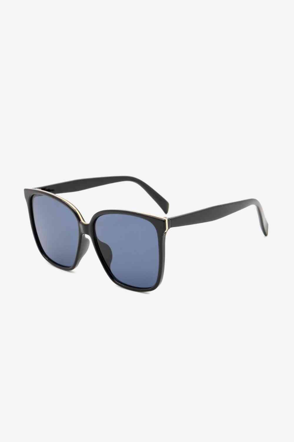 Polycarbonate Frame Wayfarer Sunglasses Dusty Blue One Size