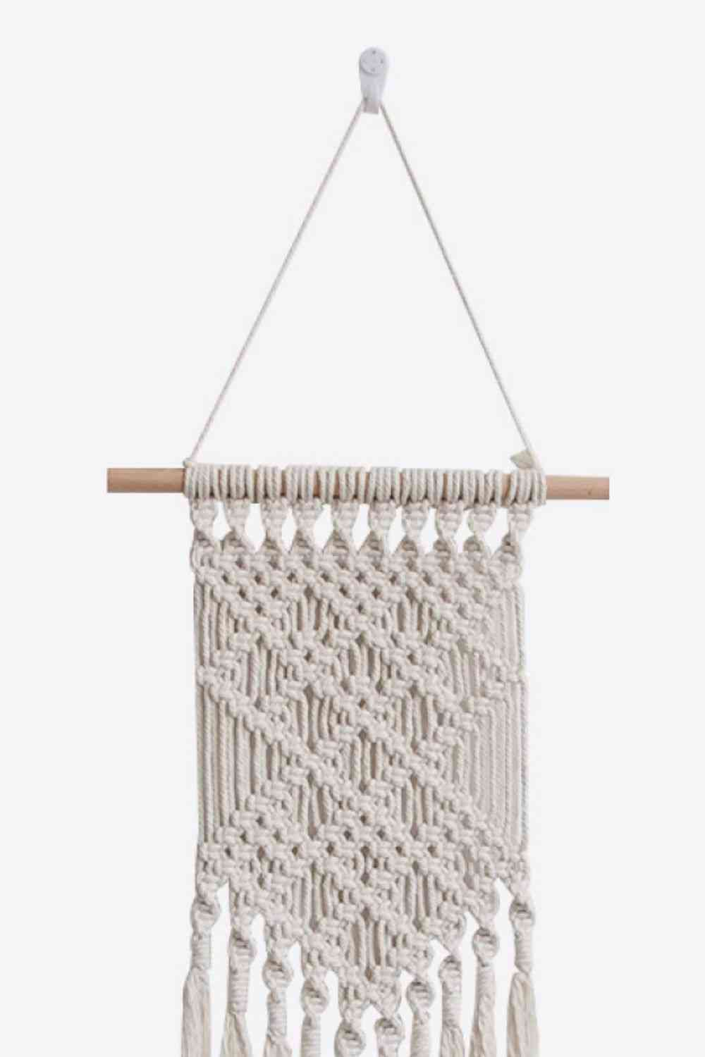 Macrame Fringe Wall Hanging