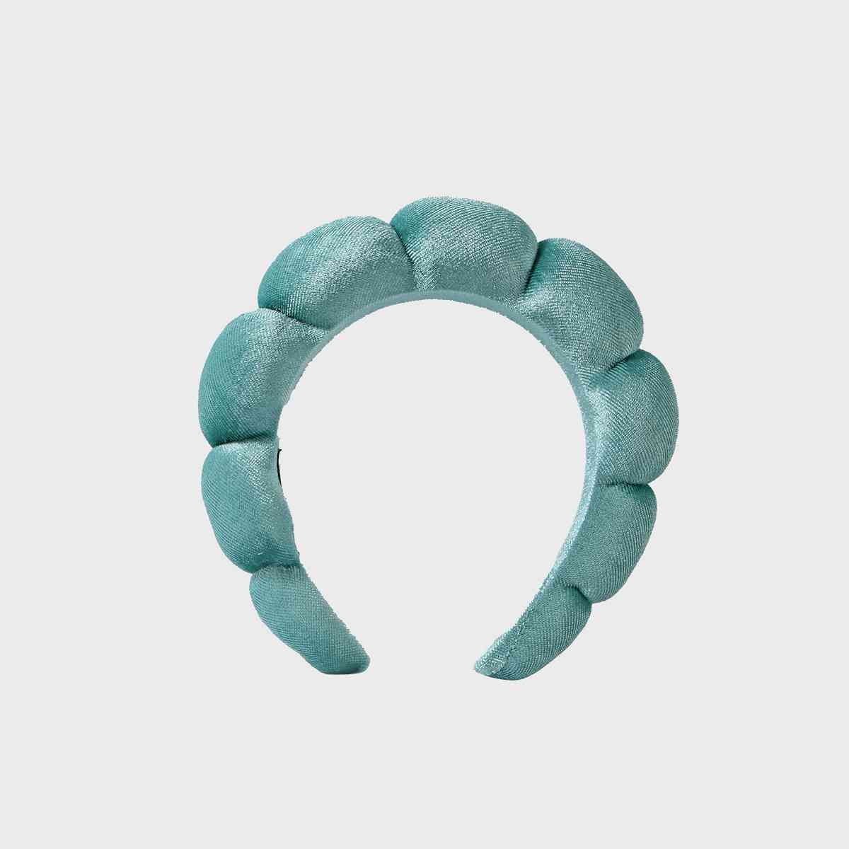 Velvet Cloud Suede Headband Teal One Size