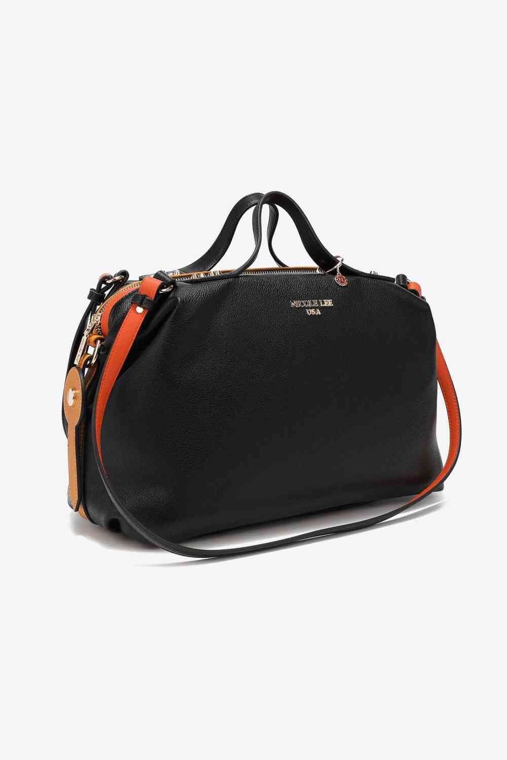 Nicole Lee USA Avery Multi Strap Boston Bag Black One Size