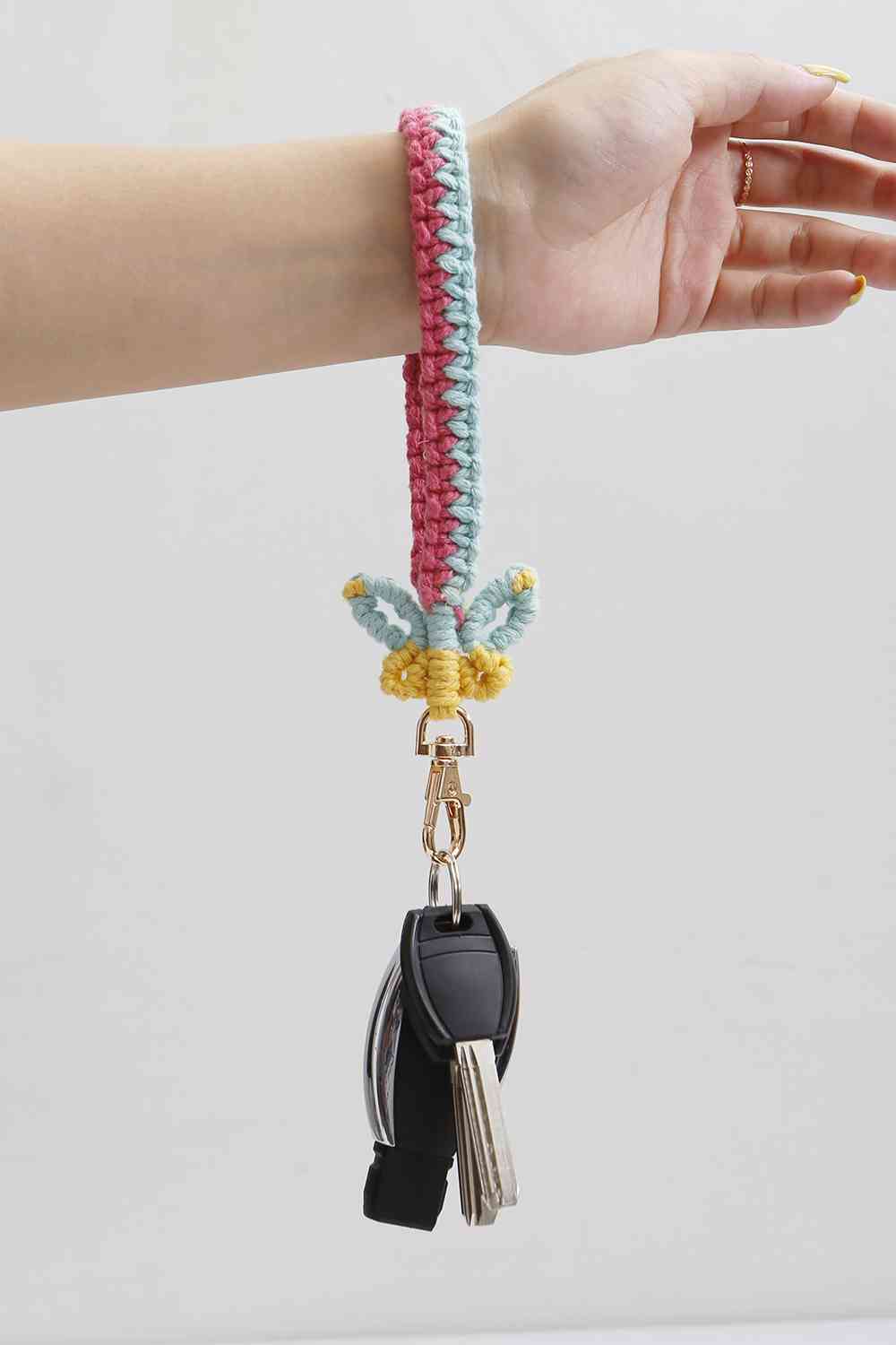 Butterfly Shape Macrame Key Chain