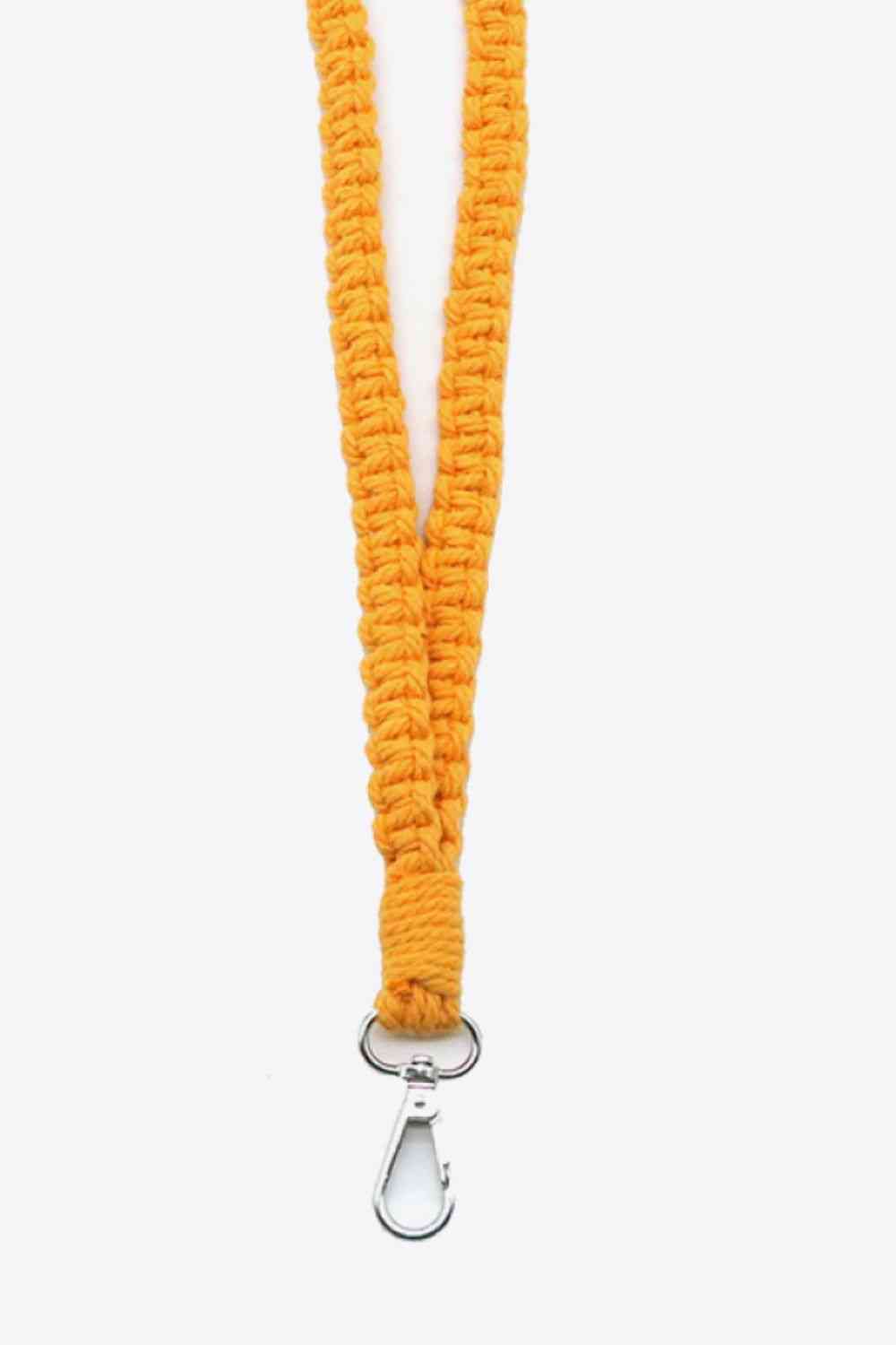 Assorted 2-Pack Hand-Woven Lanyard Keychain