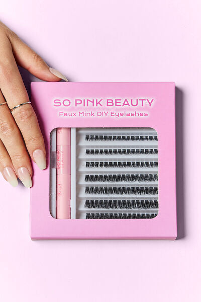 SO PINK BEAUTY Faux Mink Eyelashes Cluster Multipack Luna Lash One Size