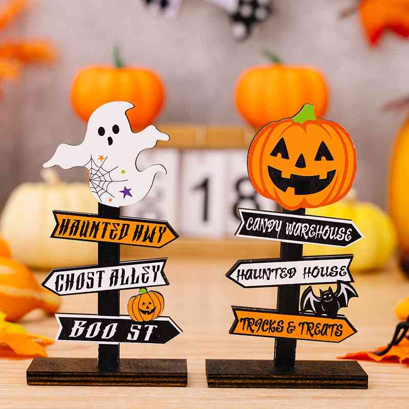 2-Piece Halloween Element Decor Ornaments Multicolor One Size