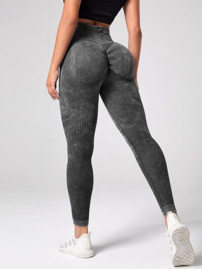 High Waist Active Pants Charcoal