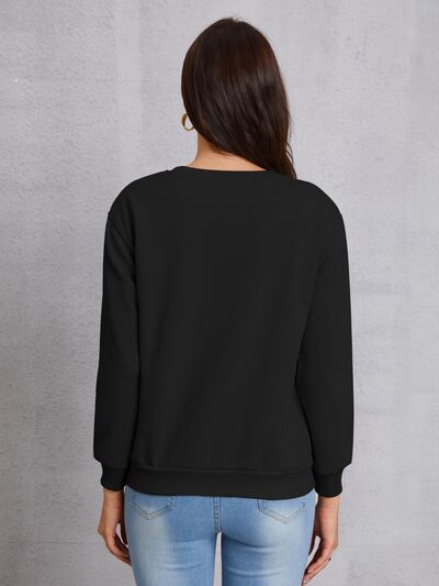 Sunflower Round Neck Dropped Shoulder Sweatshirt