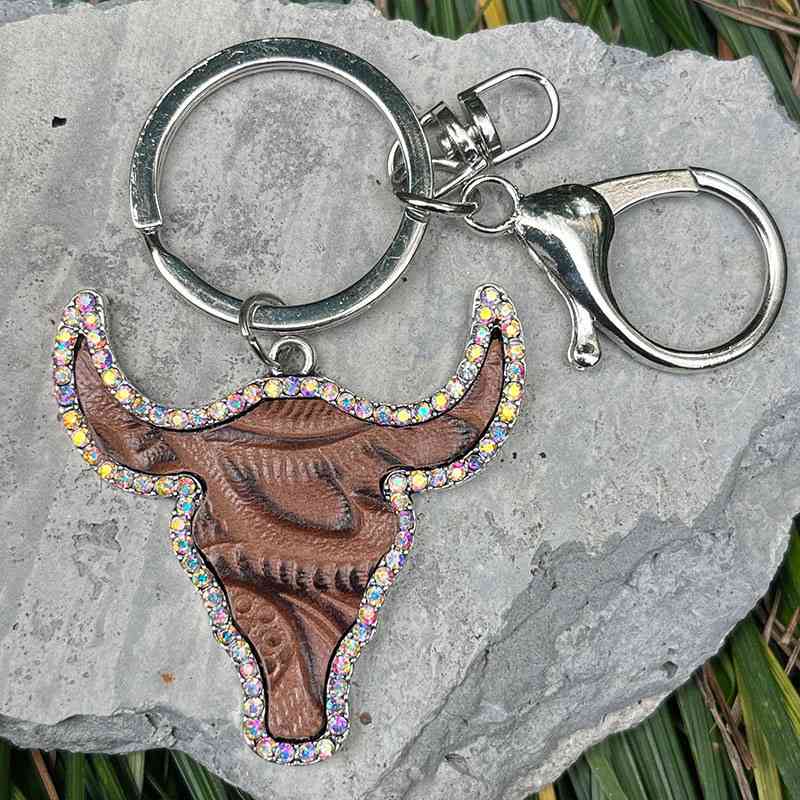 Bull Shape Key Chain Style D One Size