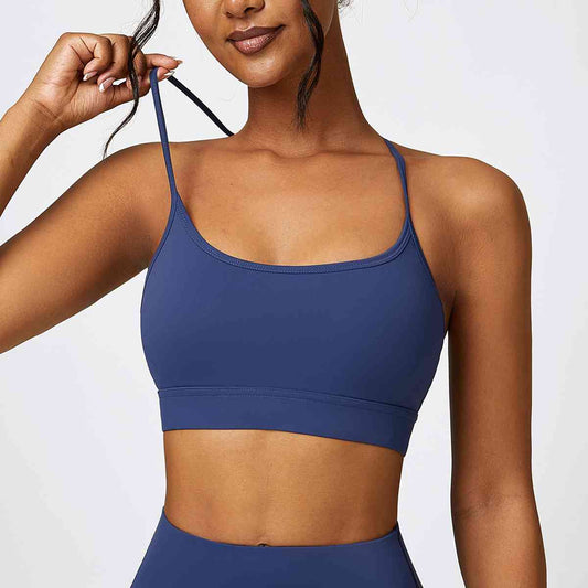 Cropped Sport Cami Royal Blue