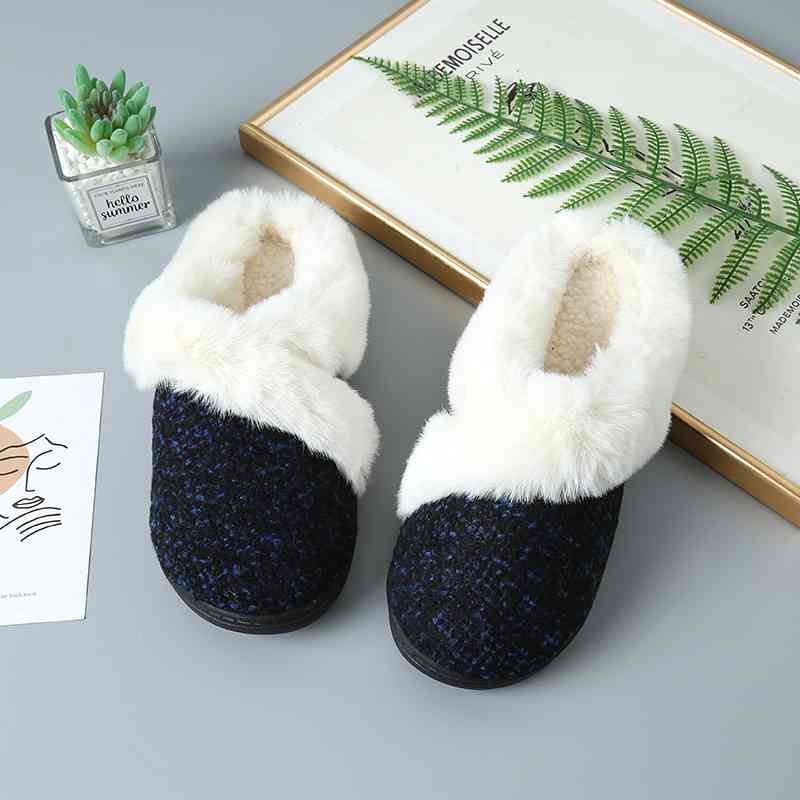Sherpa Wrapped Indoor/Outdoor Slipper Sky Blue