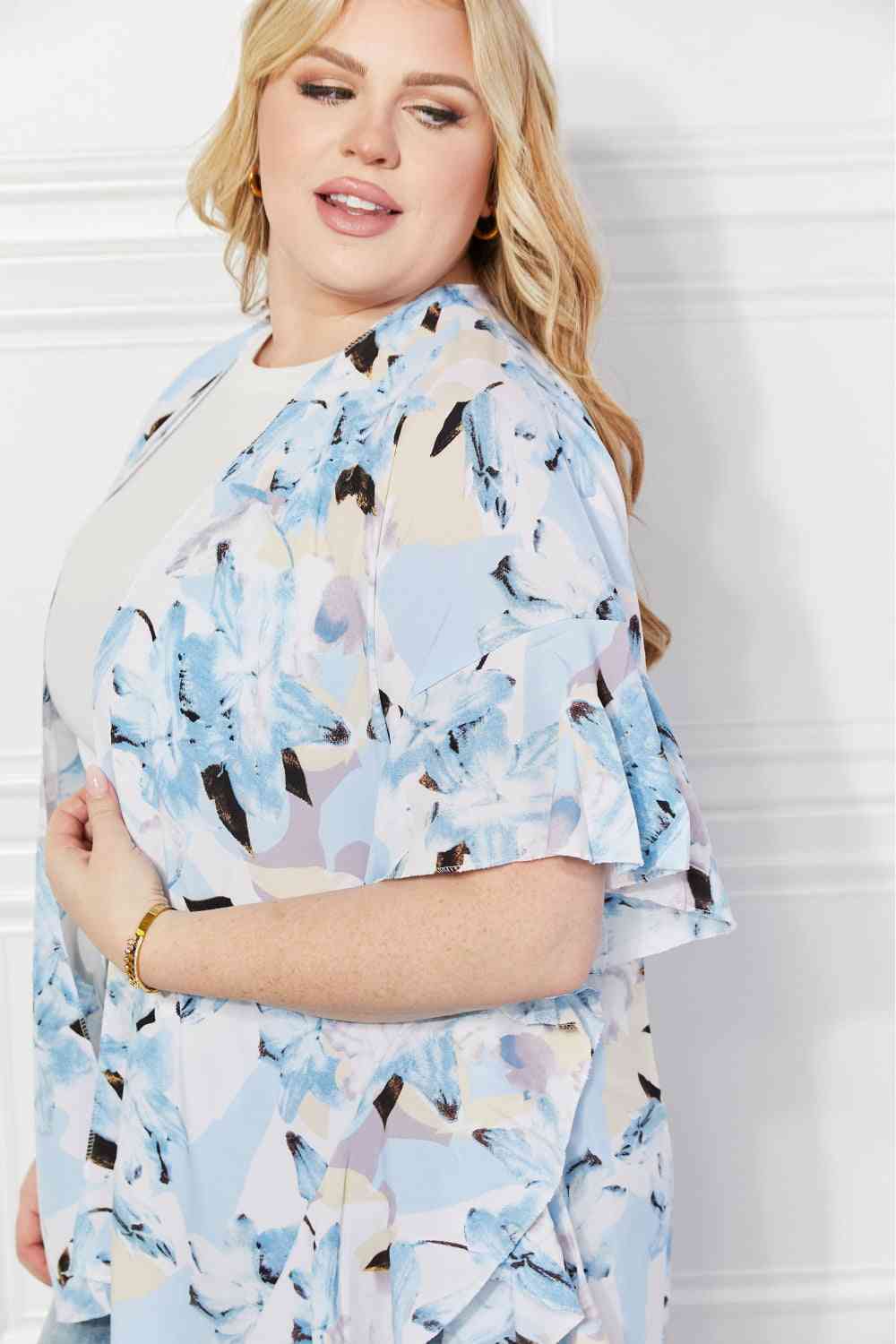 Justin Taylor Summer Fever Floral Kimono