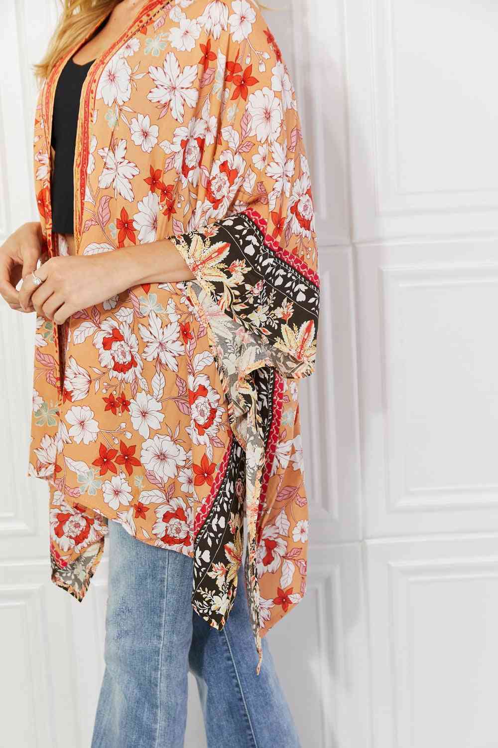 Justin Taylor Peachy Keen Cover-Up Kimono