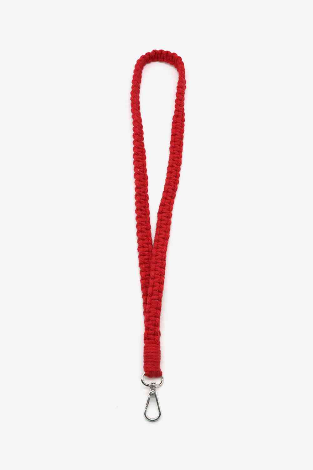 Assorted 2-Pack Hand-Woven Lanyard Keychain