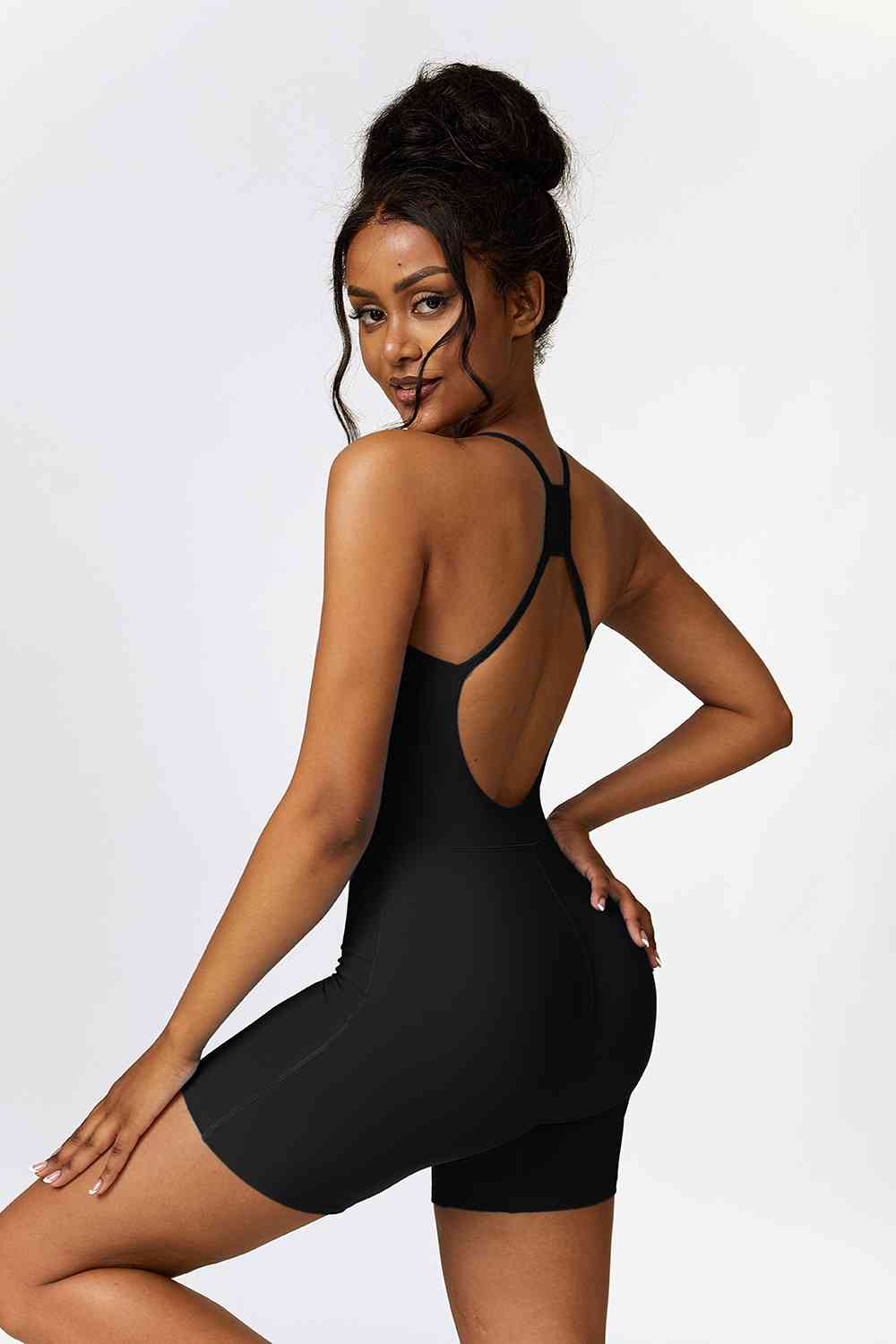 Halter Neck Sports Romper