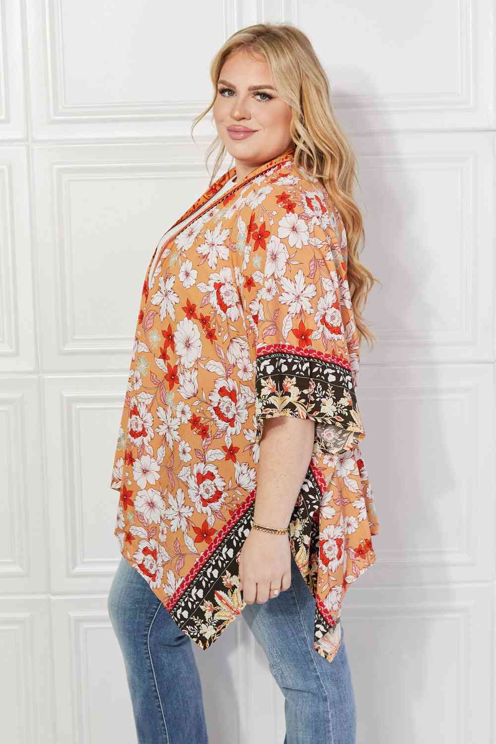 Justin Taylor Peachy Keen Cover-Up Kimono