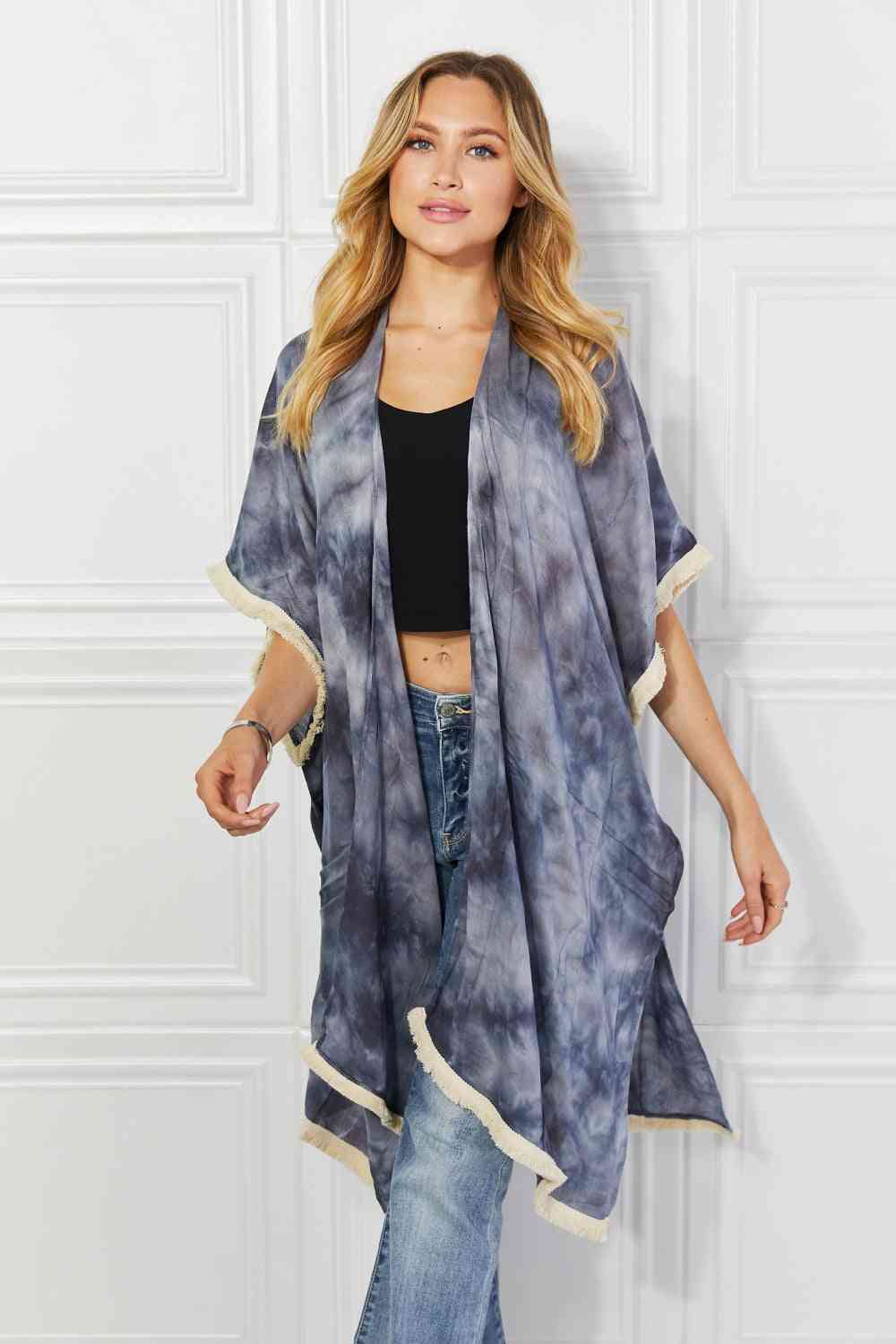 Justin Taylor Cloud Rush Swim Cover-Up Kimono