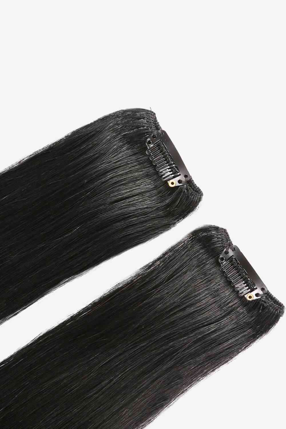 18" 120g Clip-In Hair Extensions Indian Human Hair