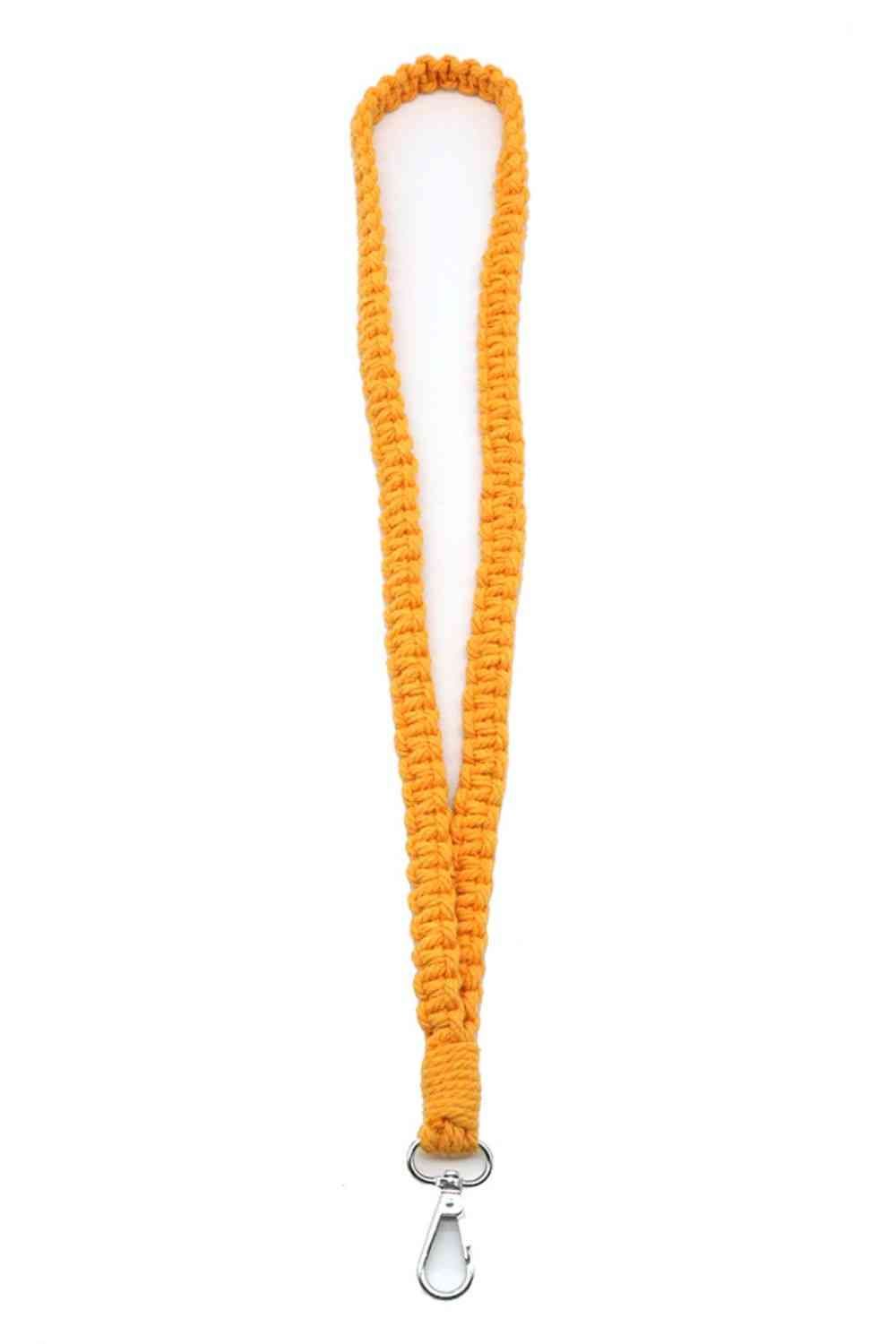 Assorted 2-Pack Hand-Woven Lanyard Keychain