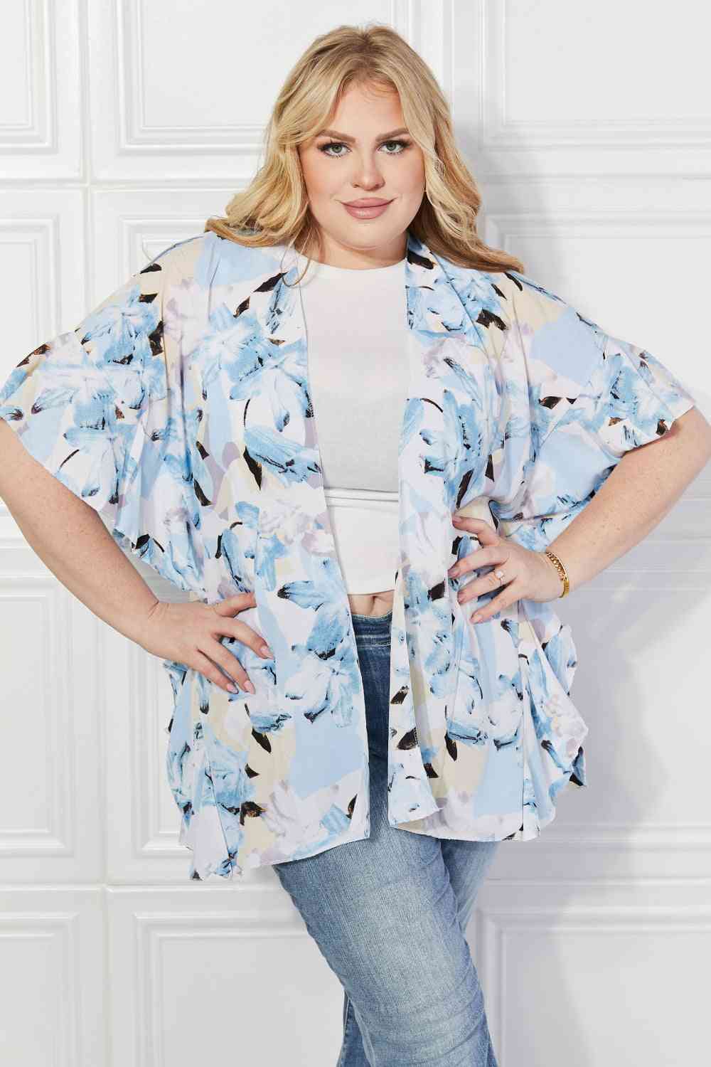 Justin Taylor Summer Fever Floral Kimono