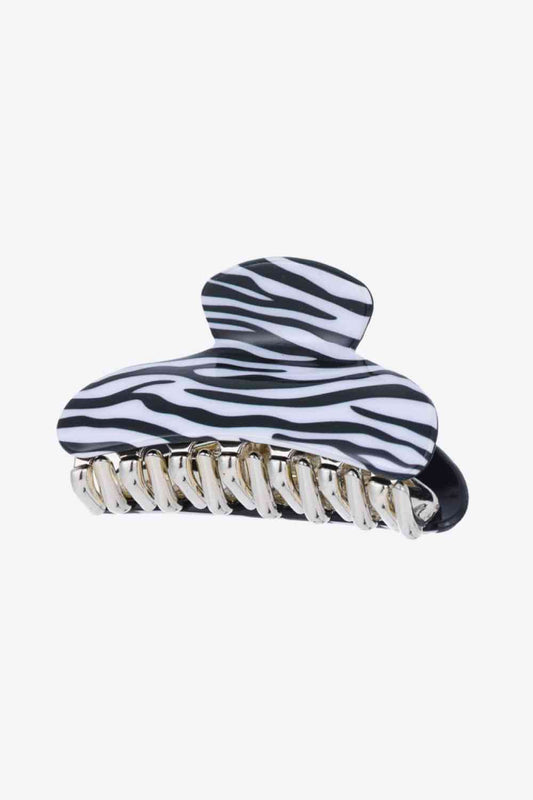 Animal Print Claw Clip Zebra One Size