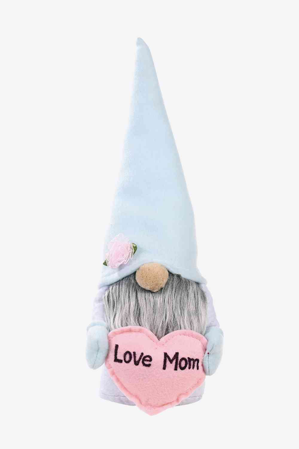 Mother's Day Pointed Hat Faceless Gnome Misty Blue One Size