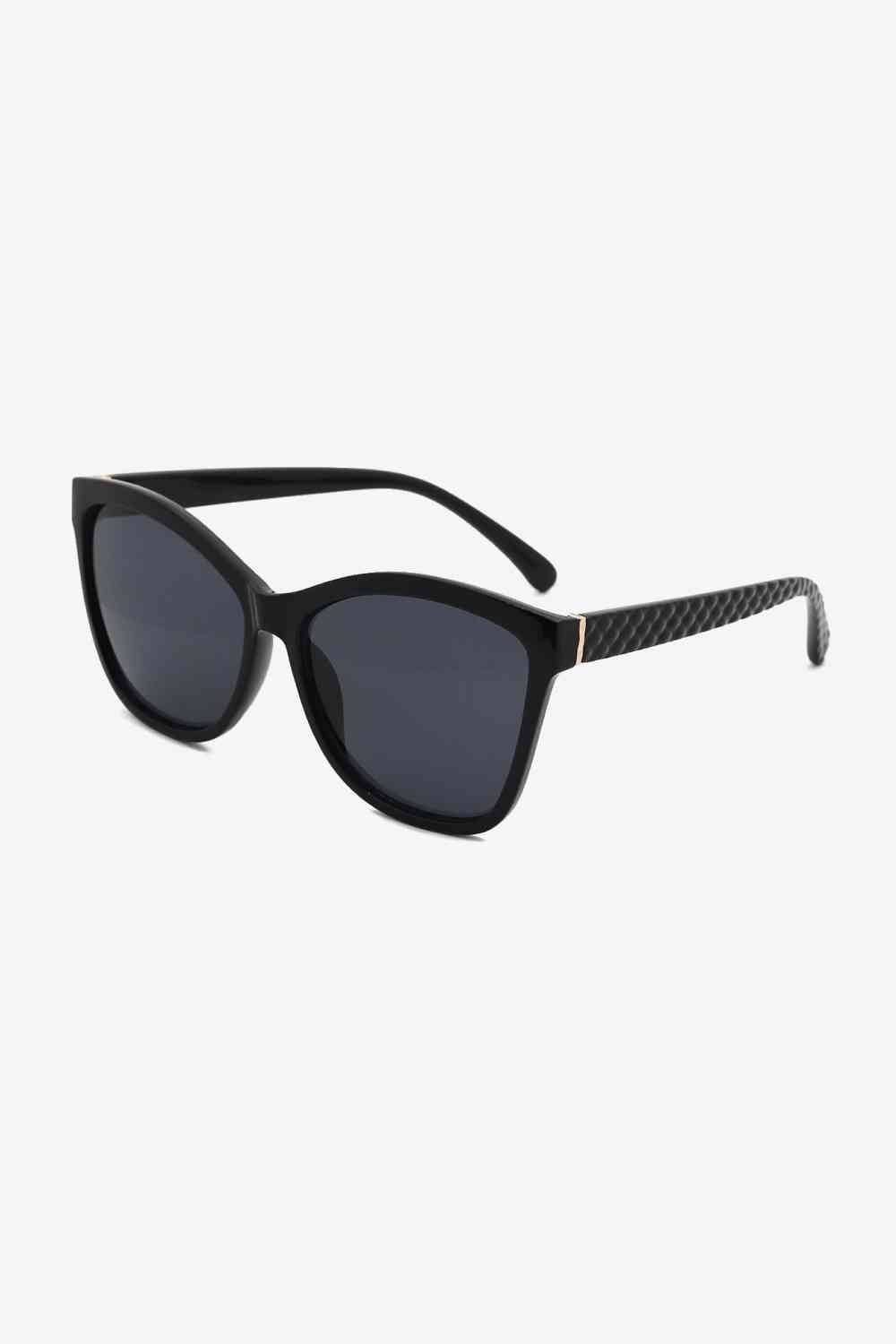 Full Rim Polycarbonate Sunglasses Black One Size