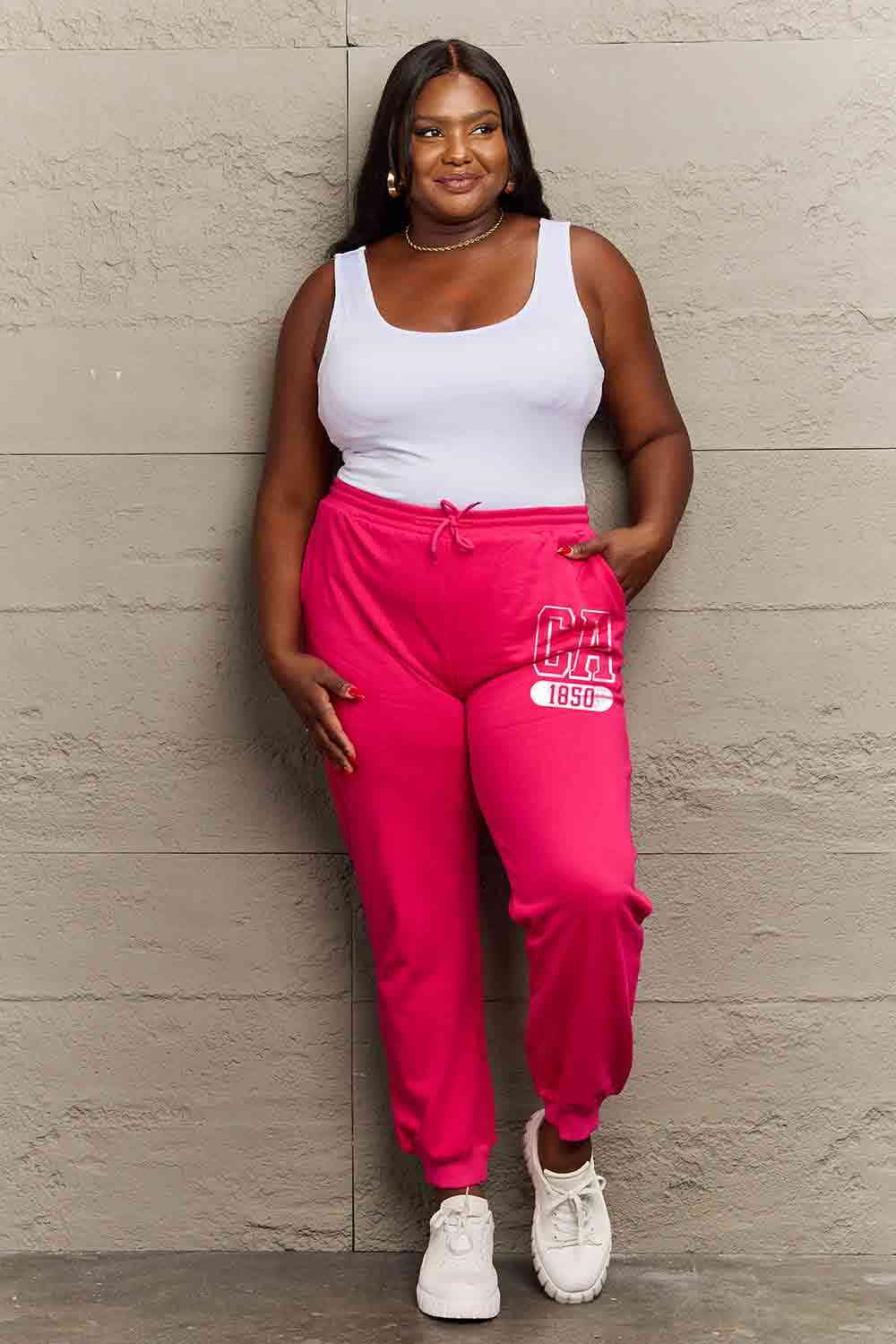 Simply Love Simply Love Full Size CA 1850 Graphic Joggers