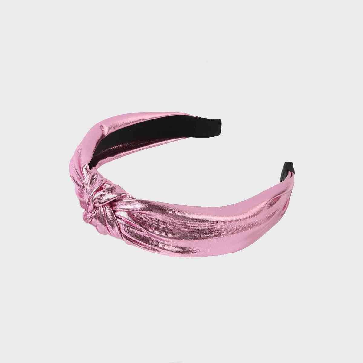 Knotted Wide Headband Cerise One Size