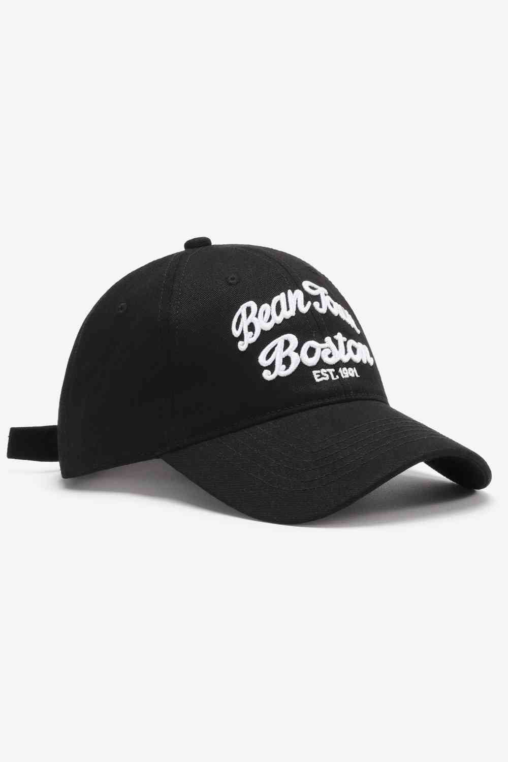 Embroidered Graphic Adjustable Baseball Cap Black One Size