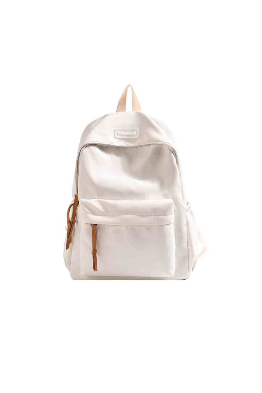 Adored FASHION Polyester Backpack White One Size