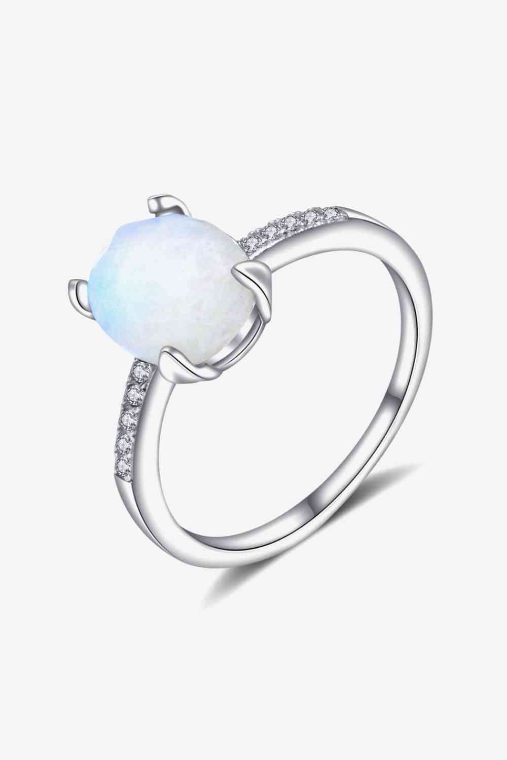 Get A Move On Moonstone Ring Silver