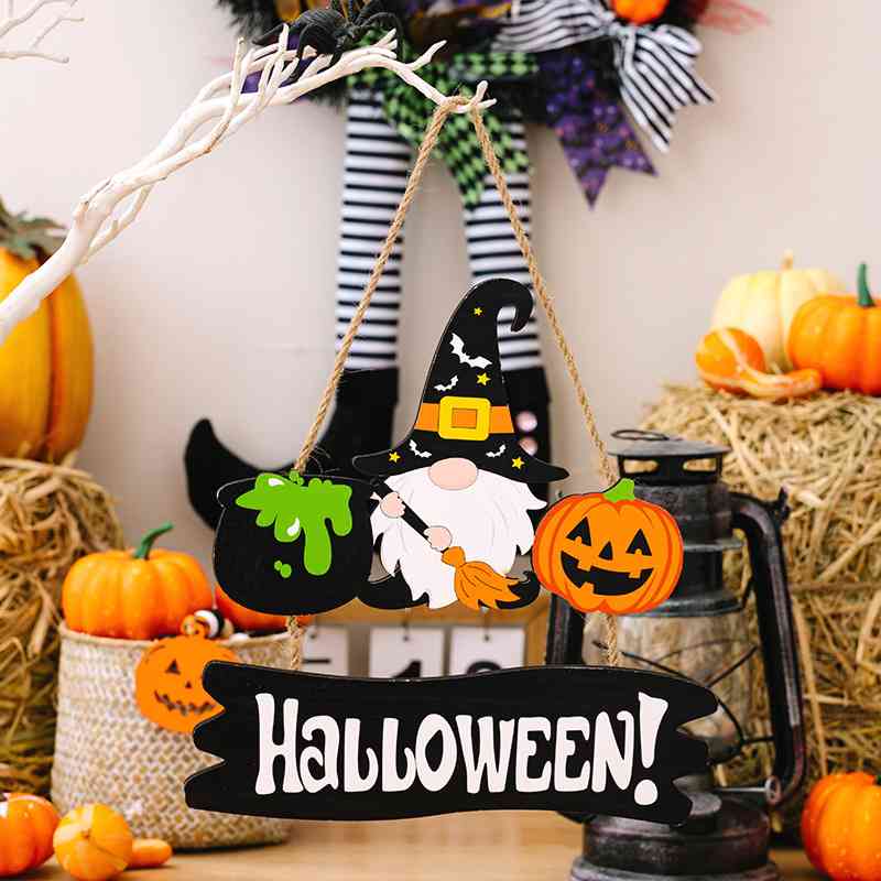 HALLOWEEN TRICK OR TREAT Hanging Widget Witch One Size