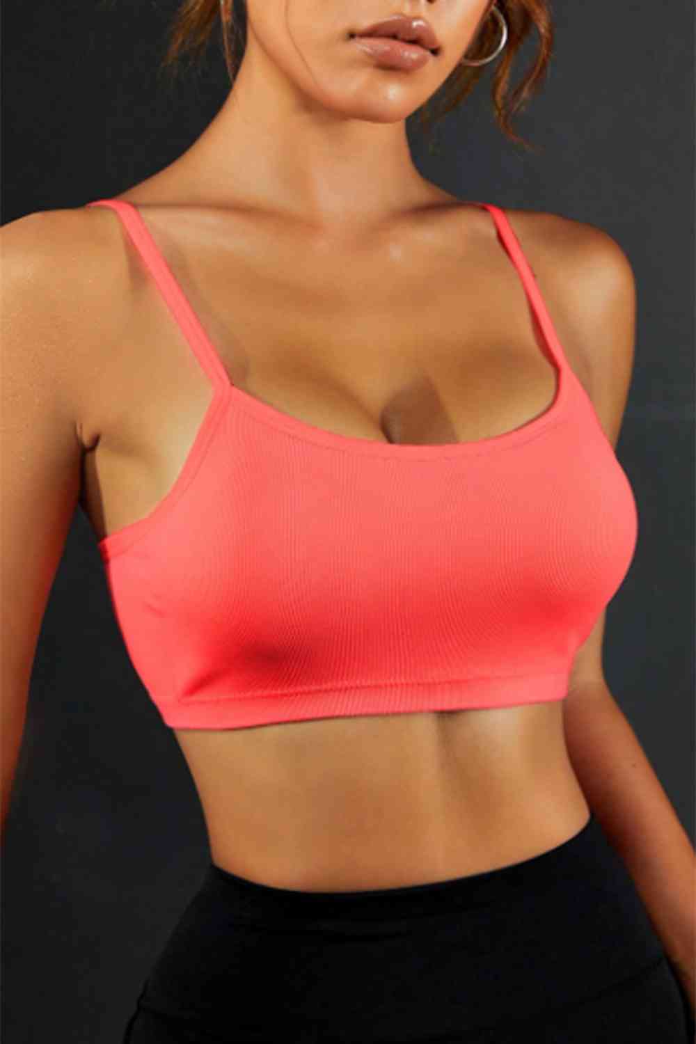 Backless Sports Cami Coral