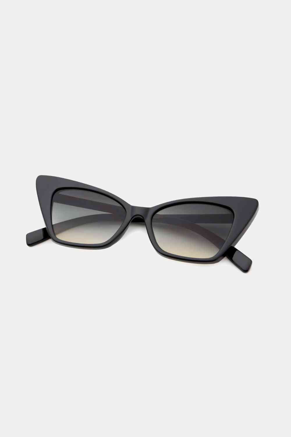 Acetate Lens Cat Eye Sunglasses Black One Size