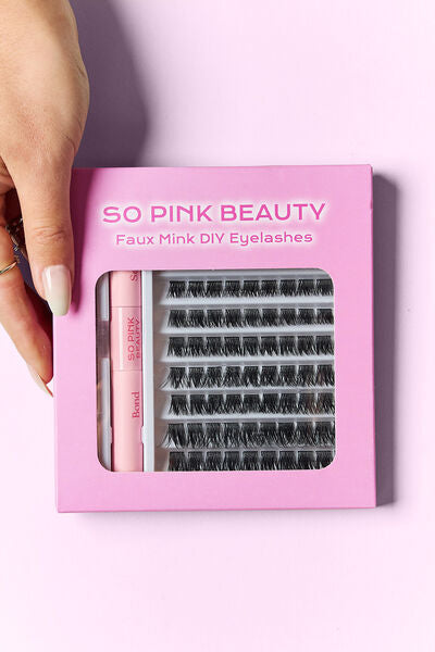 SO PINK BEAUTY Faux Mink Eyelashes Cluster Multipack Sunkist Lash One Size