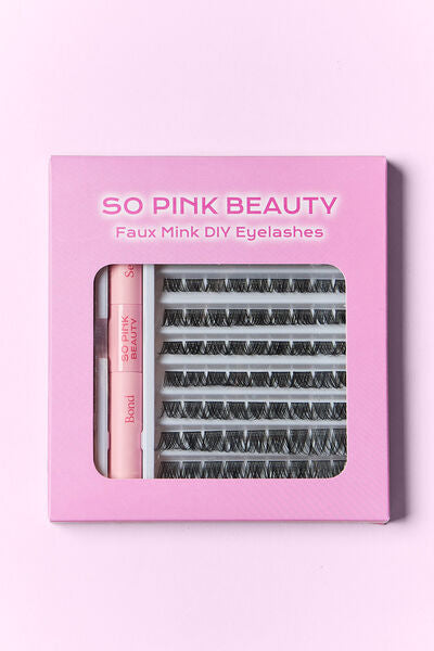 SO PINK BEAUTY Faux Mink Eyelashes Cluster Multipack