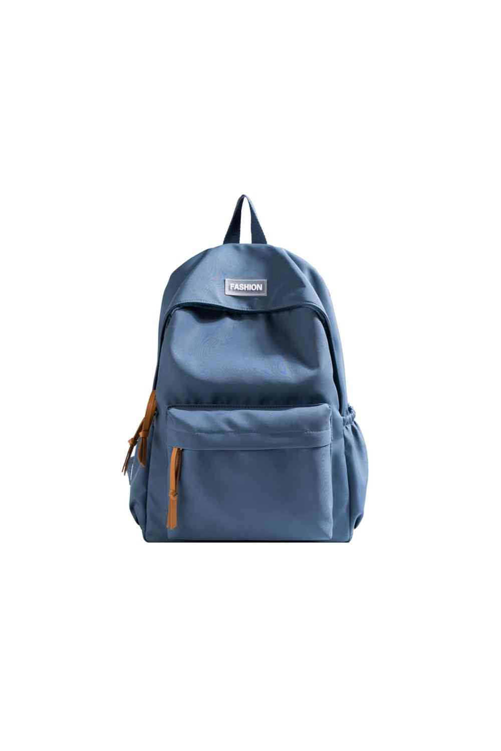 Adored FASHION Polyester Backpack Dusty Blue One Size