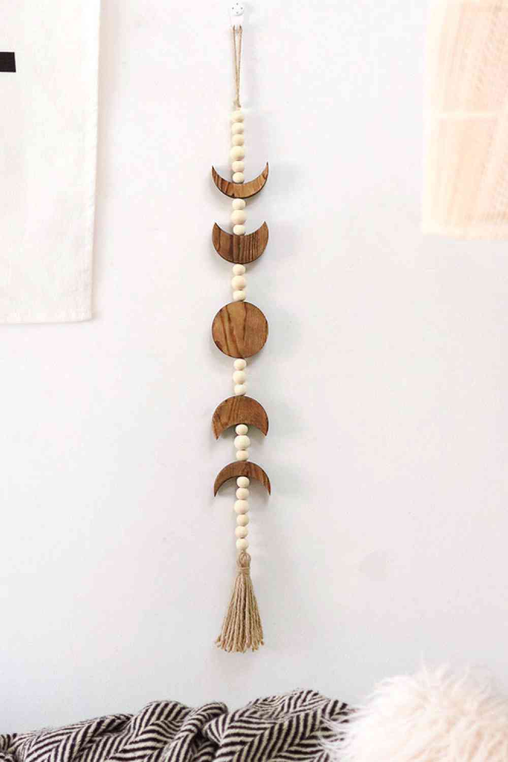 Wooden Tassel Wall Hanging