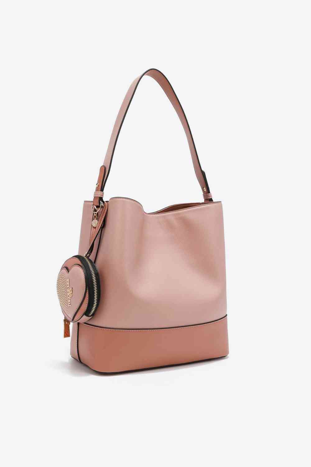 Nicole Lee USA Doing the Most Handbag Dusty Pink One Size