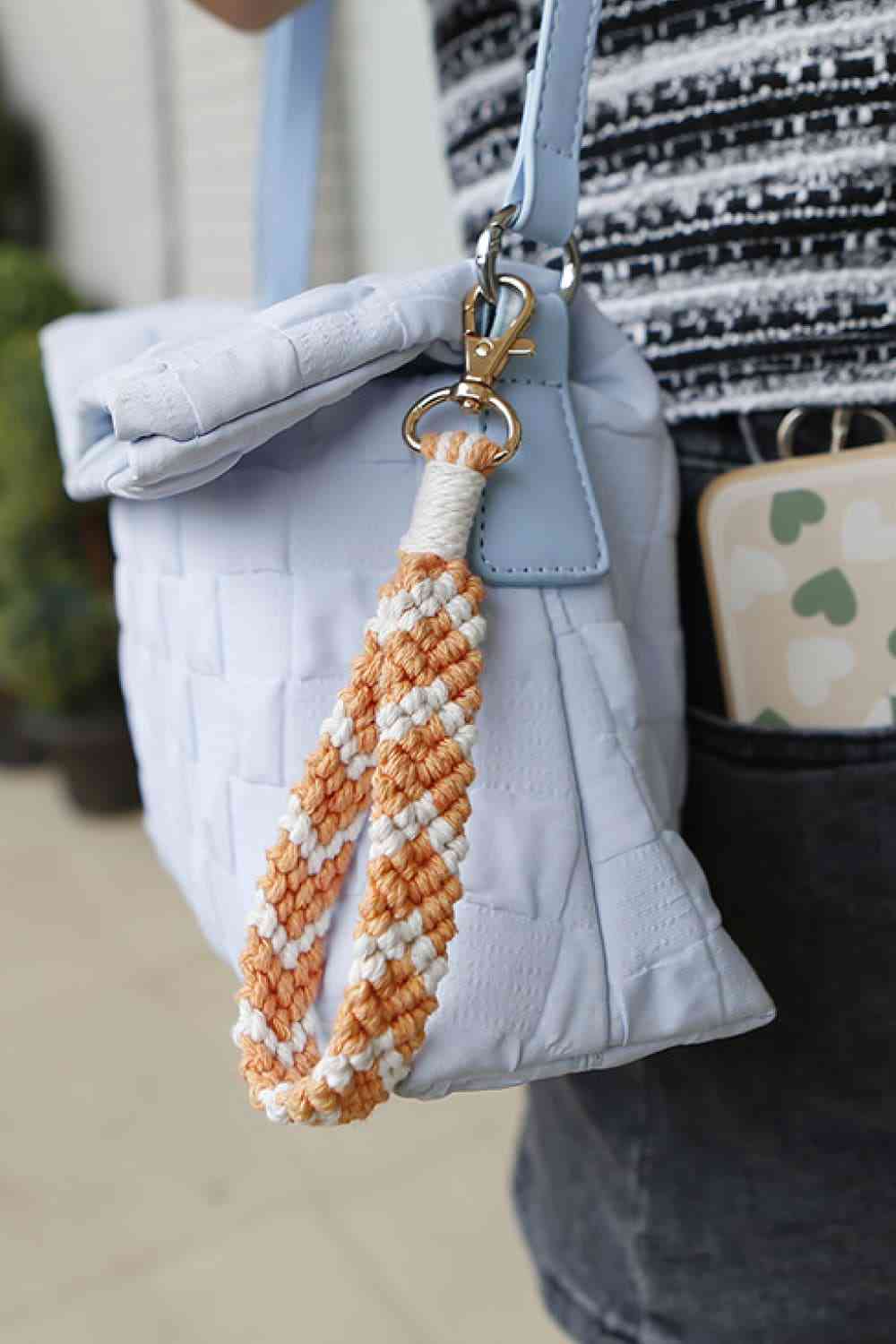 Macrame Wristlet Key Chain